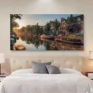 Πίνακας σε καμβά - Δίπλα στο ποτάμι