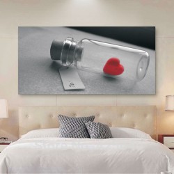 Πίνακας σε καμβά - Κόκκινη καρδιά