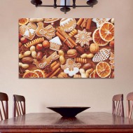 Πίνακας σε καμβά - Μπισκότα και κανέλα