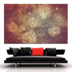 Πίνακας σε καμβά - Λευκά τριαντάφυλλα