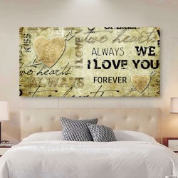 Πίνακας σε καμβά - Παντοτινή αγάπη