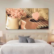 Πίνακας σε καμβά - Κιθάρα αγάπης