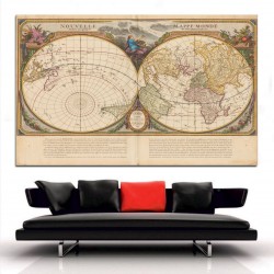 Πίνακας σε καμβά - Υδρόγειος