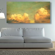 Πίνακας σε καμβά - Πράσινος ουρανός