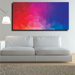 Πίνακας - Πολύχρωμα τρίγωνα