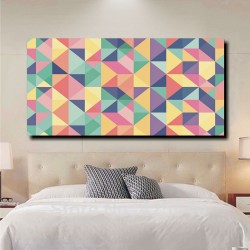 Πίνακας - Χρωματιστά τρίγωνα