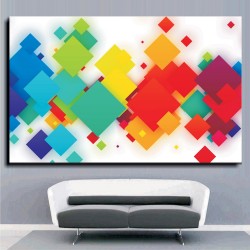 Πίνακας - Χρωματιστά τετράγωνα
