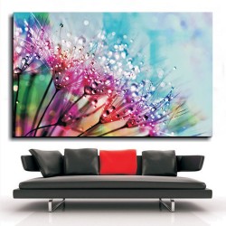 Πίνακας σε Καμβά - Πολύχρωμα Λουλούδια
