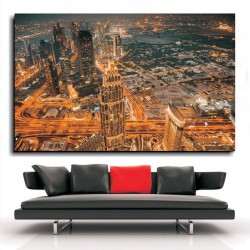 Πίνακας σε Καμβά - Πόλη τη Νύχτα