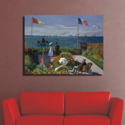 Πίνακας - Αντίγραφο - Garden at Sainte-Adresse - Claude Monet