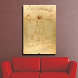Πίνακας - Αντίγραφο - Vitruvian Man - Leonardo da Vinci