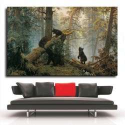 Πίνακας - Αντίγραφο - Morning in a Pine Forest - Ivan Shishkin - Konstantin Savitsky