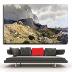 Πίνακας - Αντίγραφο - The Rocky Landscape - Ivan Shishkin