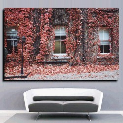 Πίνακας σε Καμβά - Κόκκινος Κισσός