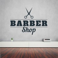 Αυτοκόλλητο τοίχου - Barber Shop 11