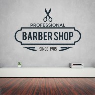 Αυτοκόλλητο τοίχου - Barber Shop 12