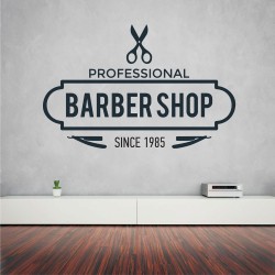 Αυτοκόλλητο τοίχου - Barber Shop 12
