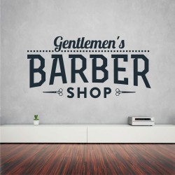 Αυτοκόλλητο τοίχου - Gentlemen's Barber Shop 02