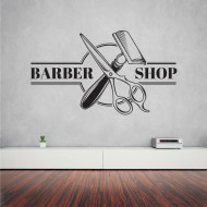 Αυτοκόλλητο τοίχου - Barber Shop 14