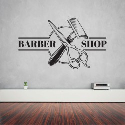 Αυτοκόλλητο τοίχου - Barber Shop 14