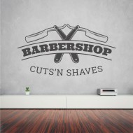 Αυτοκόλλητο τοίχου - Barber Shop 15