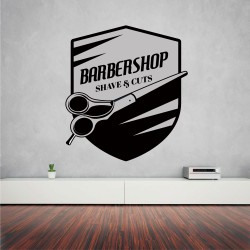 Αυτοκόλλητο τοίχου - Barber Shop 16