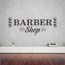Αυτοκόλλητο τοίχου - Barber Shop 18