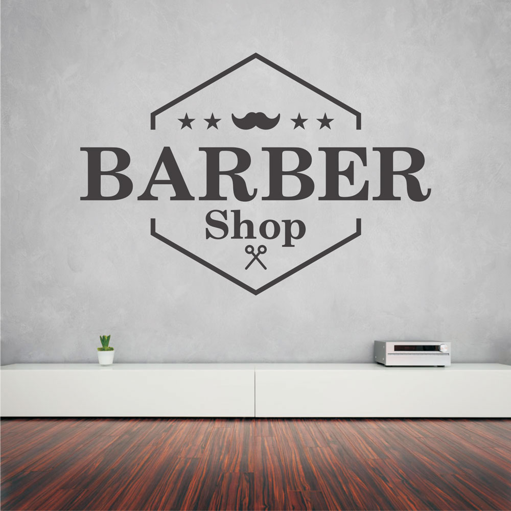 Αυτοκόλλητο τοίχου - Barber Shop 21