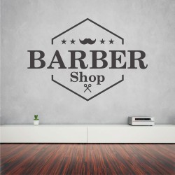 Αυτοκόλλητο τοίχου - Barber Shop 21