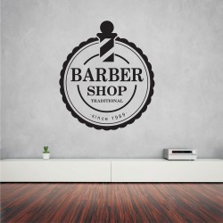 Αυτοκόλλητο τοίχου - Traditional Barber Shop 02