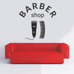 Αυτοκόλλητο τοίχου - Barber Shop 4