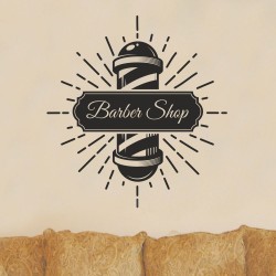 Αυτοκόλλητο τοίχου - Barber Shop 3