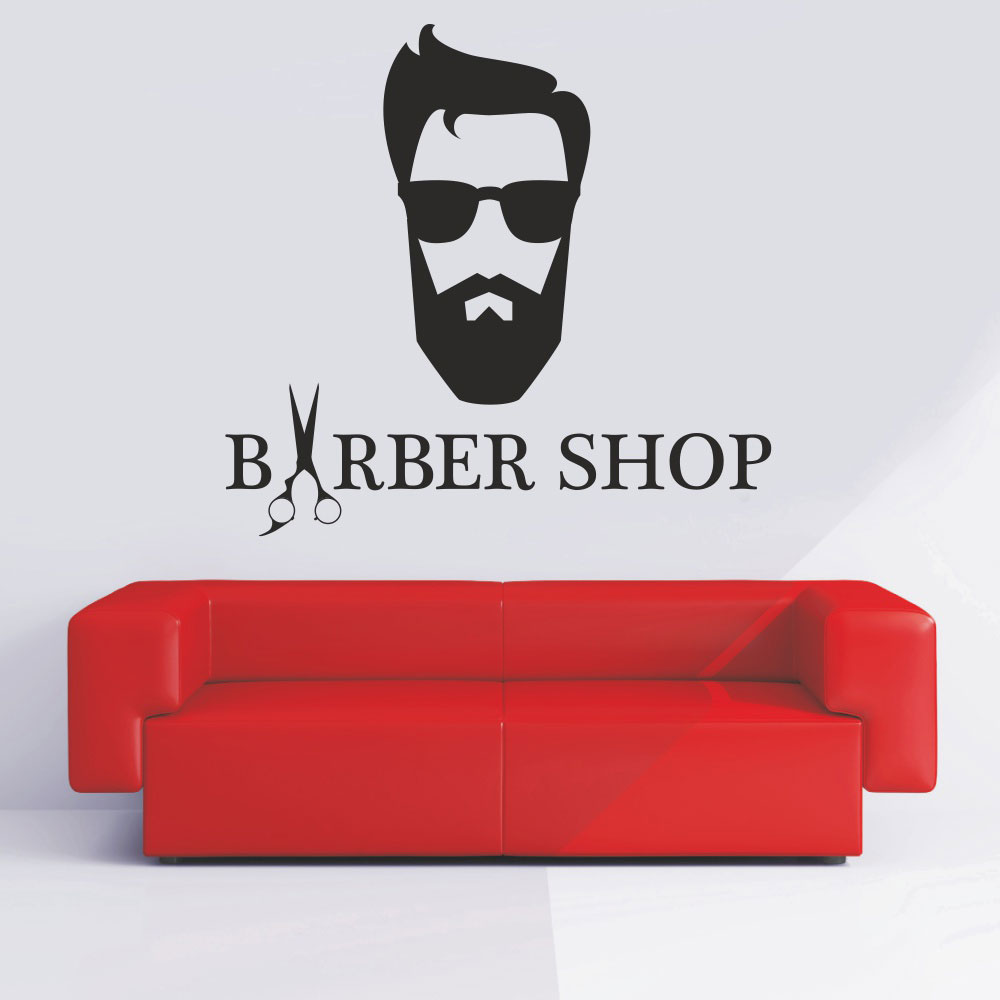 Αυτοκόλλητο τοίχου - Barber Shop 9