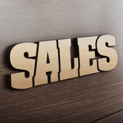 MDF Ξύλινο Σχέδιο - Sales