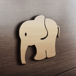 MDF Ξύλινο Σχέδιο - Ελεφαντάκι
