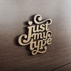 MDF Ξύλινο Σχέδιο - Just My Type