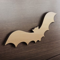 MDF Ξύλινο Σχέδιο - Νυχτερίδα