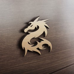MDF Ξύλινο Σχέδιο - Dragon