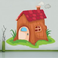 Αυτοκόλλητο τοίχου - Δεντρόσπιτο