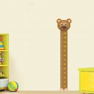 Αυτοκόλλητο τοίχου - Αρκουδάκι υψομετρητής