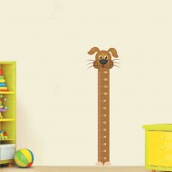 Αυτοκόλλητο τοίχου - Σκυλάκι υψομετρητής