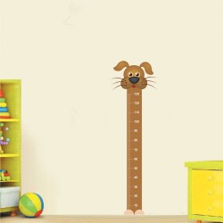 Αυτοκόλλητο τοίχου - Σκυλάκι υψομετρητής