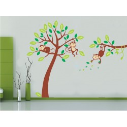 Παιδικό αυτοκόλλητο - Πιθηκάκια