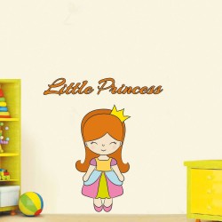 Παιδικό Αυτοκόλλητο Τοίχου - Little Princess