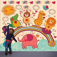 Αυτοκόλλητη ταπετσαρία - Ουράνιο τόξο