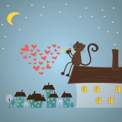 Αυτοκόλλητη ταπετσαρία - Γλυκιές νότες