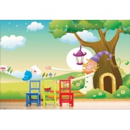 Αυτοκόλλητη ταπετσαρία - Ο φίλος μας στο δάσος