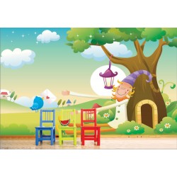 Αυτοκόλλητη ταπετσαρία - Ο φίλος μας στο δάσος