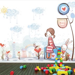 Αυτοκόλλητη ταπετσαρία - Γλυκιά παρέα