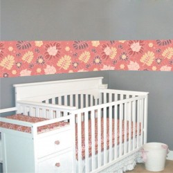 Αυτοκόλλητη Μπορντούρα - Ρετρό 3